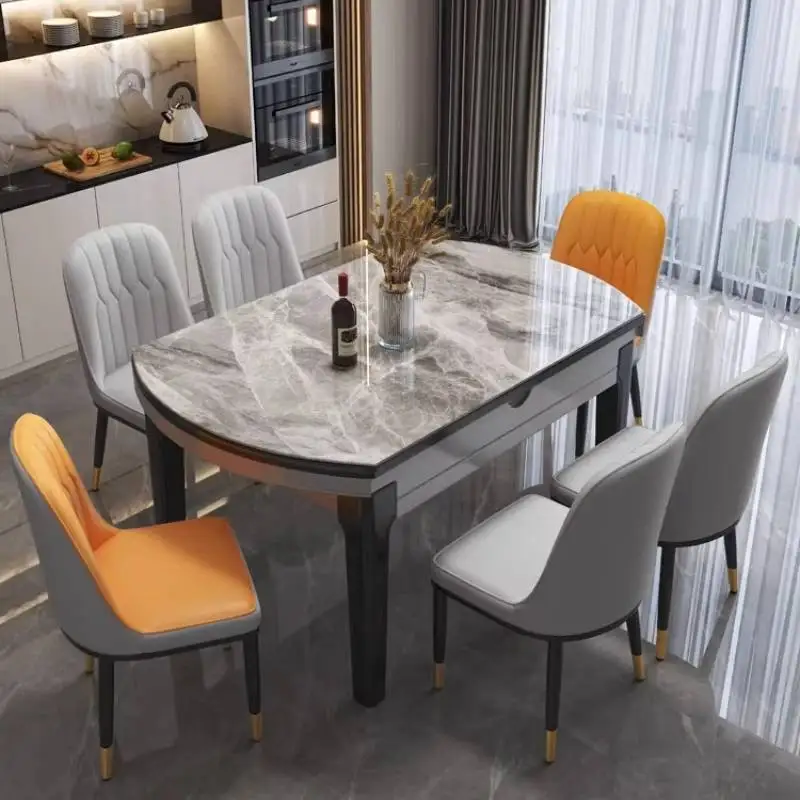 

Style Extendable Dining Table Decorations Design Nordic Restaurant Dining Table Foldable Kitchen Mesas De Comedor Furniture Home