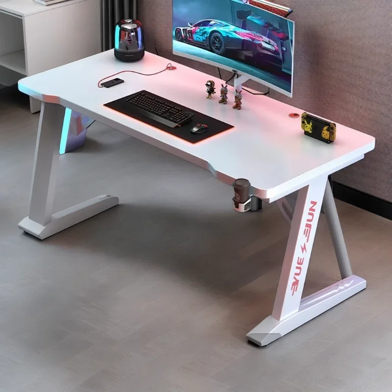 Design Black Pc Computer Desks Quality Simple Setup Console Organizers Computer Desks Bedroom Creativity Escritorios Furniture