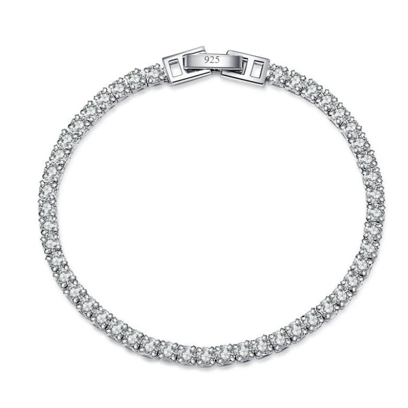 

925 Sterling Silver Bracelet For Women men Fashion Wedding Party Cute Lady Handmade weaving Jewelry adjustable Flowing lines