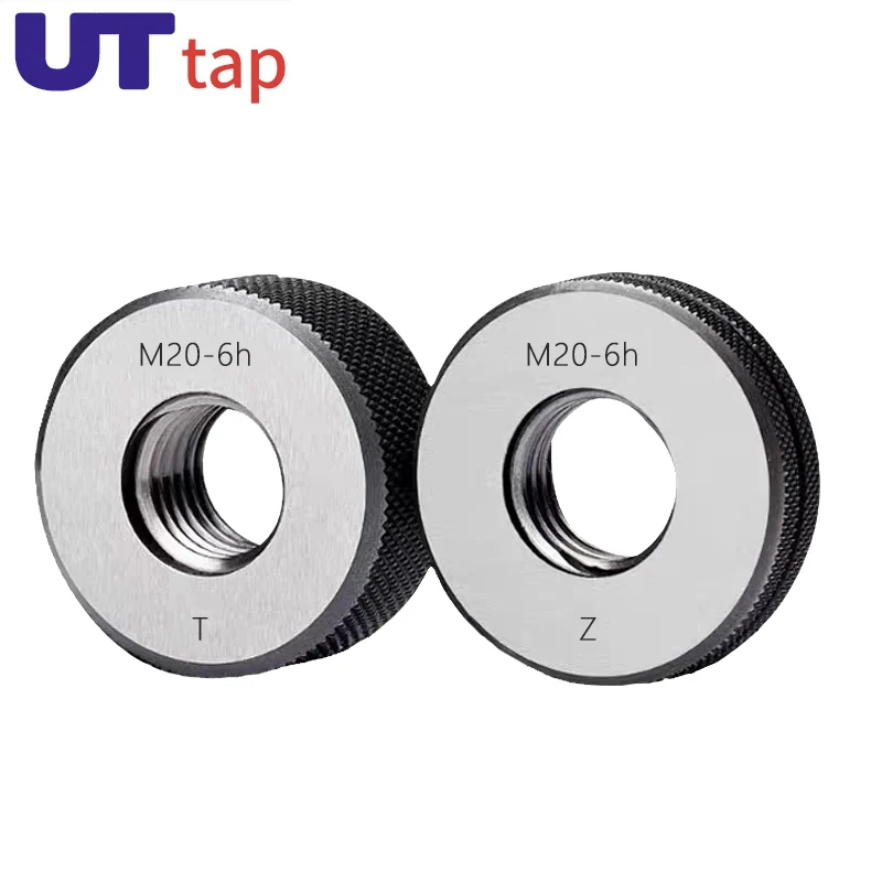 UT TAP 1SET(1*GO+1*NOGO) 6h M60 Standard Metric Fine Tooth Thread Ring Gauge Measure Tool X5.5/4.0/3.0/2.0/1.0