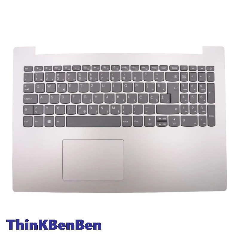 

SI Slovenian Keyboard Platinum Grey Upper Case Palmrest Shell Cover For Lenovo ideapad 330 15 IGM AST IKB 5CB0R16649