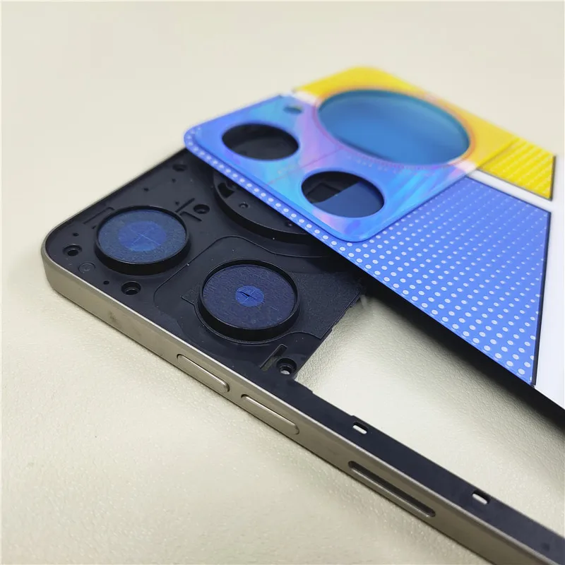Rear Door Housing Battery Back Cover Middle Frame Phone Door Case+Side Buttons for ZTE Nubia Music Z2353