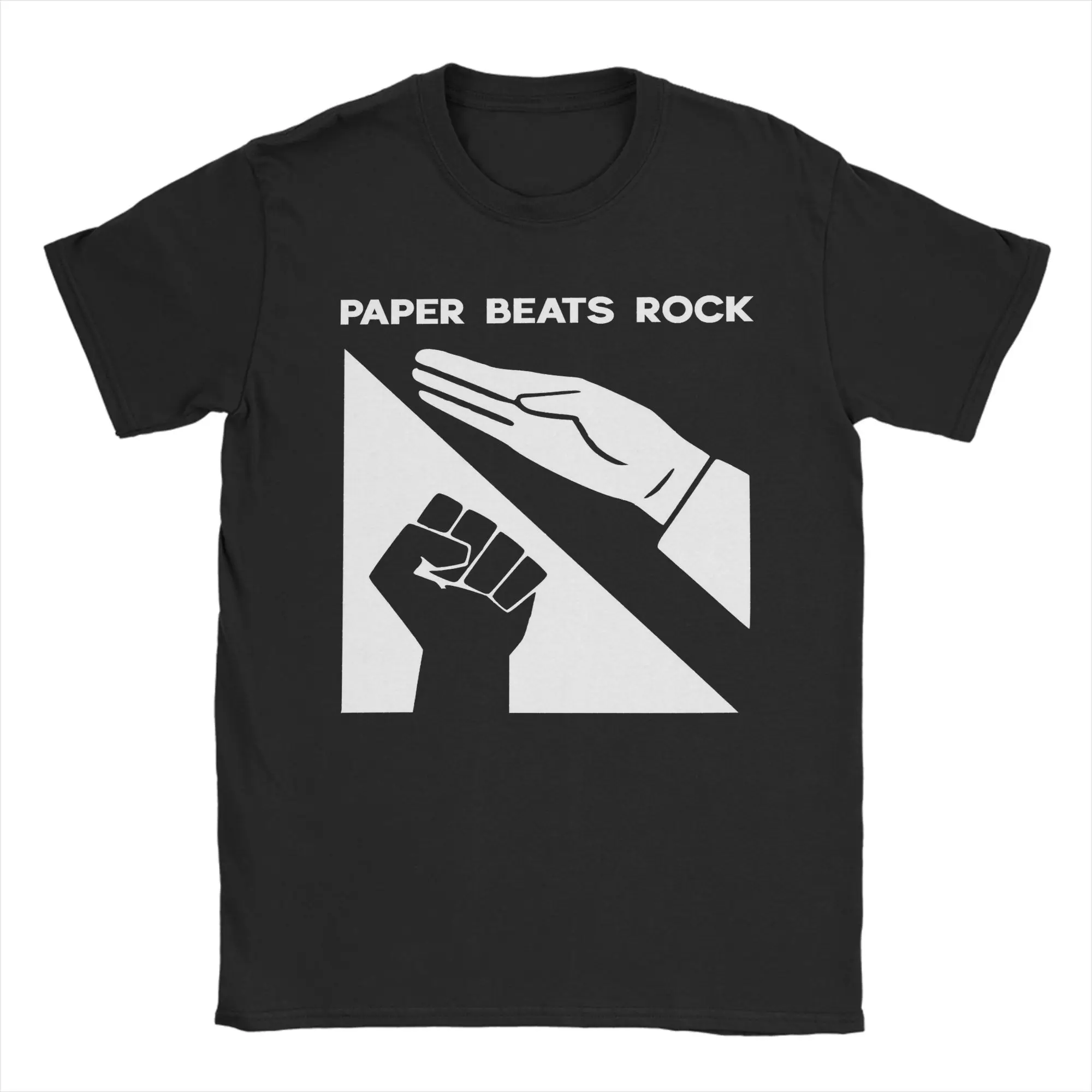 ورقة يدق روك مضحك روك الرجال تي شيرت عادية تيز قصيرة الأكمام طاقم الرقبة تي شيرت القطن المطبوع القطن تنفس القمم