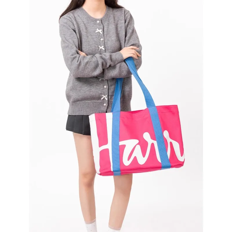 المملكة المتحدة هارودز حمل حقيبة 38*16*30 سنتيمتر سعة كبيرة يده واحد الكتف حقيبة تسوق قماش الكرتون التدريس حقيبة #2