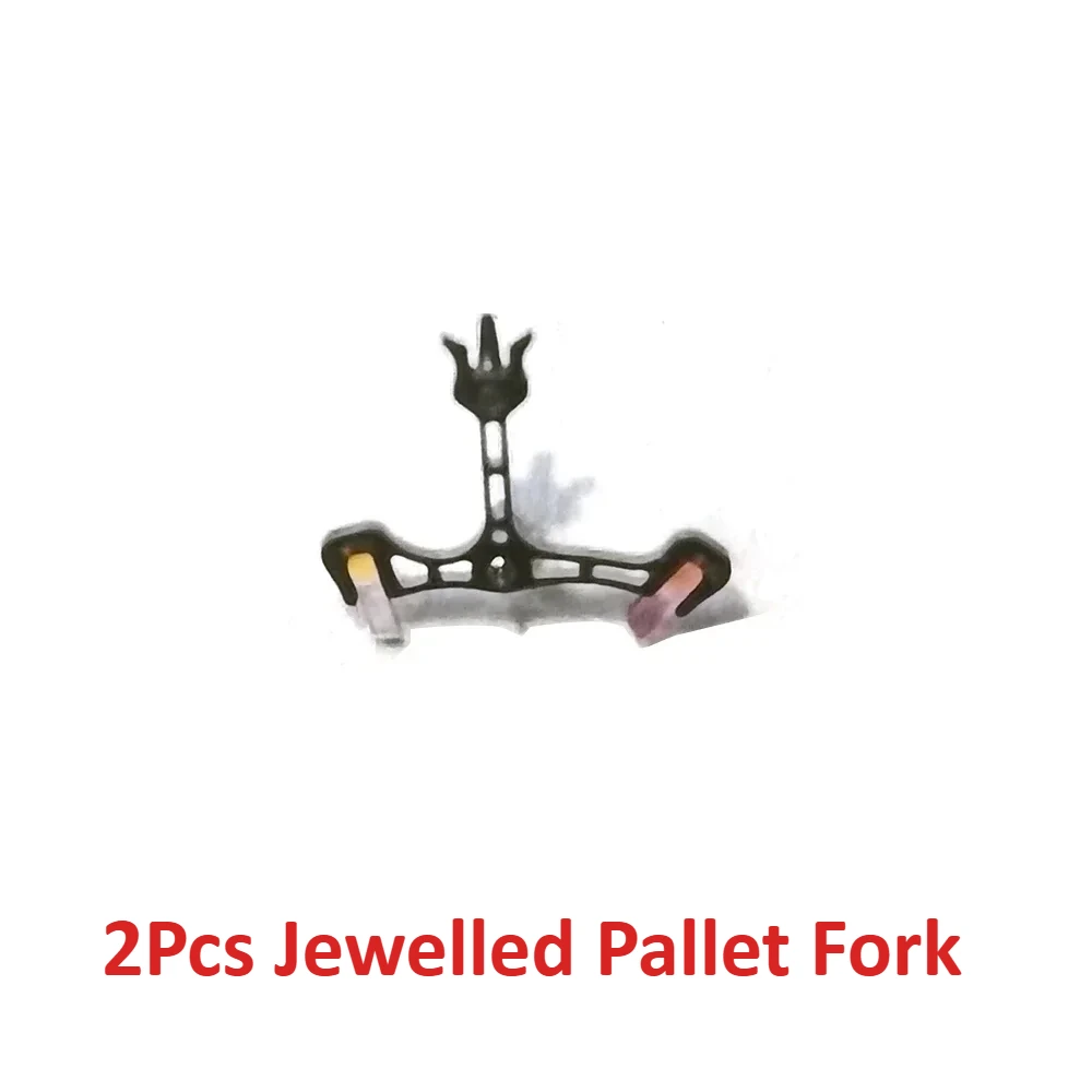 2Pcs Jewelled Pallet Fork NH35 Watch Movement Part Accessories for NH35 NH36 Movement Repair Parts