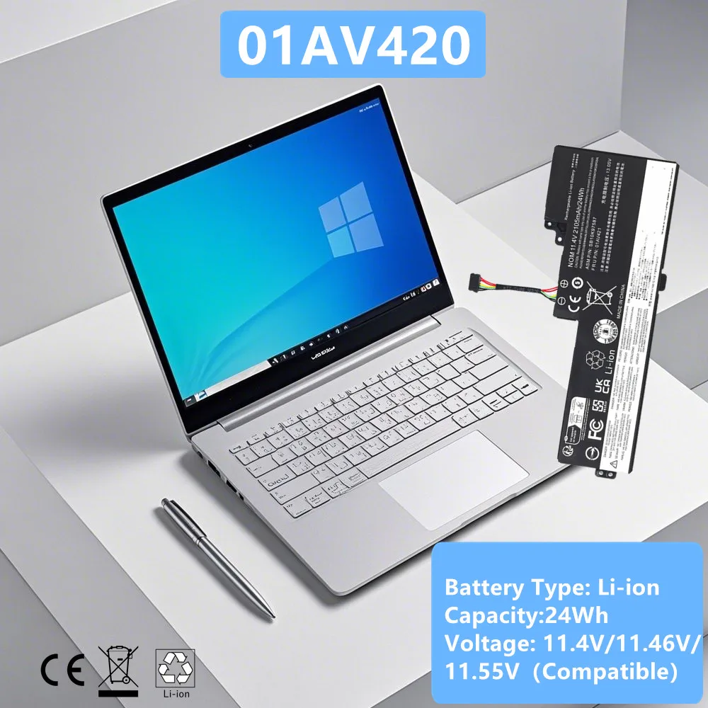 

SB10K97577 01AV420 Laptop battery For Lenovo ThinkPad T480 T470 A485 A475 SB10K97576 01AV421 01AV419