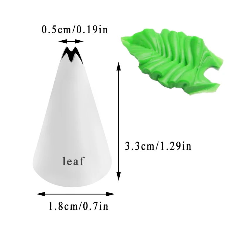 1PCS Flower Cream Piping Nozzle Decorating Icing Tip For Creating Tulip Rose Petal Shape Baking &Pastry Tools Bakeware #127