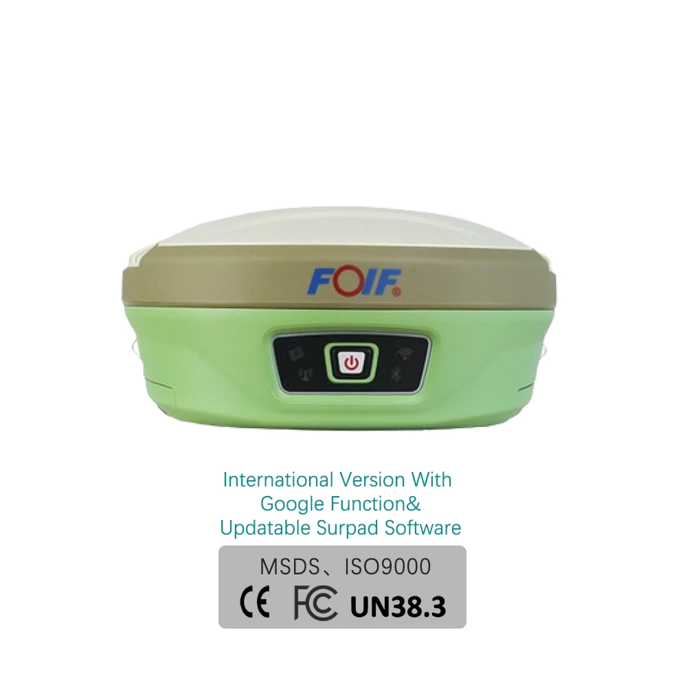 Foif A90 Gnss Rtk Surveying 1408 Channels Dual Frequency Receiver Gps Rtk With Updatable Surpad Software A66 MAX A80+ N90 Rtk