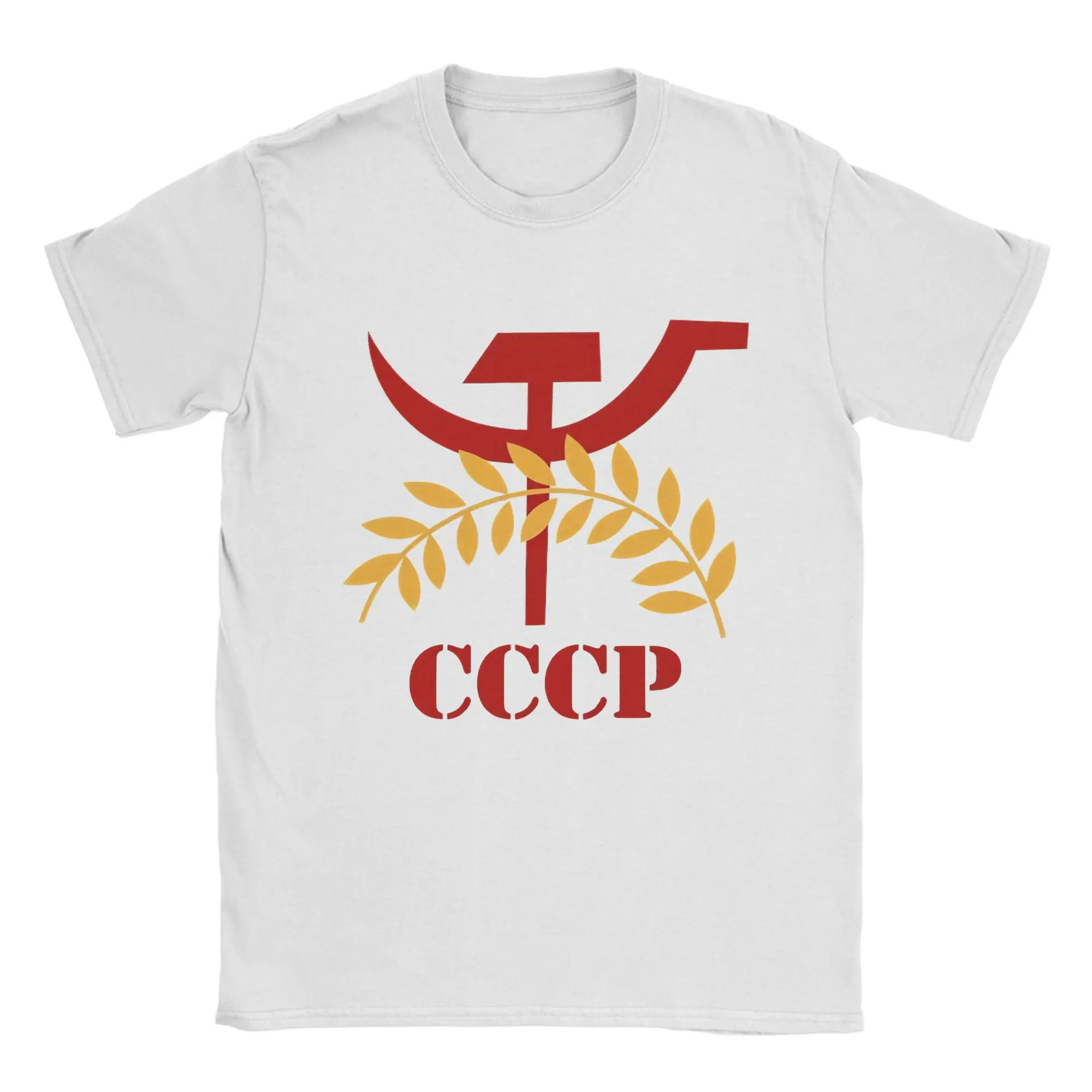 Cccp  T Shirt Summer  Popular T Shirts Pure Cotton Comfortable Oversized Clothes Short Sleeve Aesthetic Tops