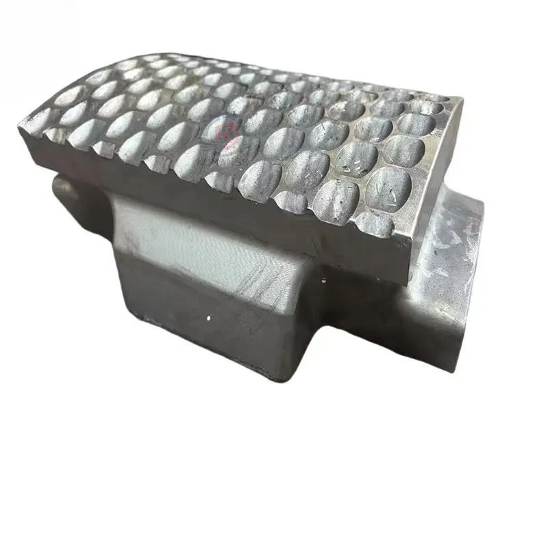 Wear-Resistant Dimpled Forged Roller Shell Segments for Ore Briquetting Custom/Alloy Steel Roller PartsLong Service