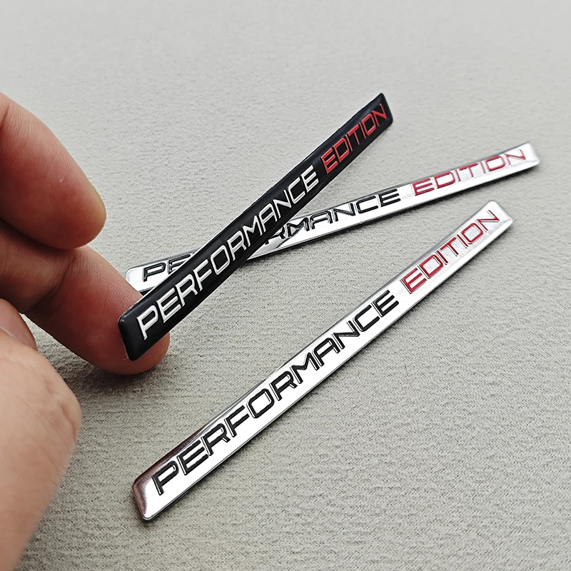 2pcs 3D Aluminum Auto Motorcycle Sticker Logo Performance Edition Decal For BMW Suzuki Kawasaki Yamaha Aprilia Ducati Accessorie