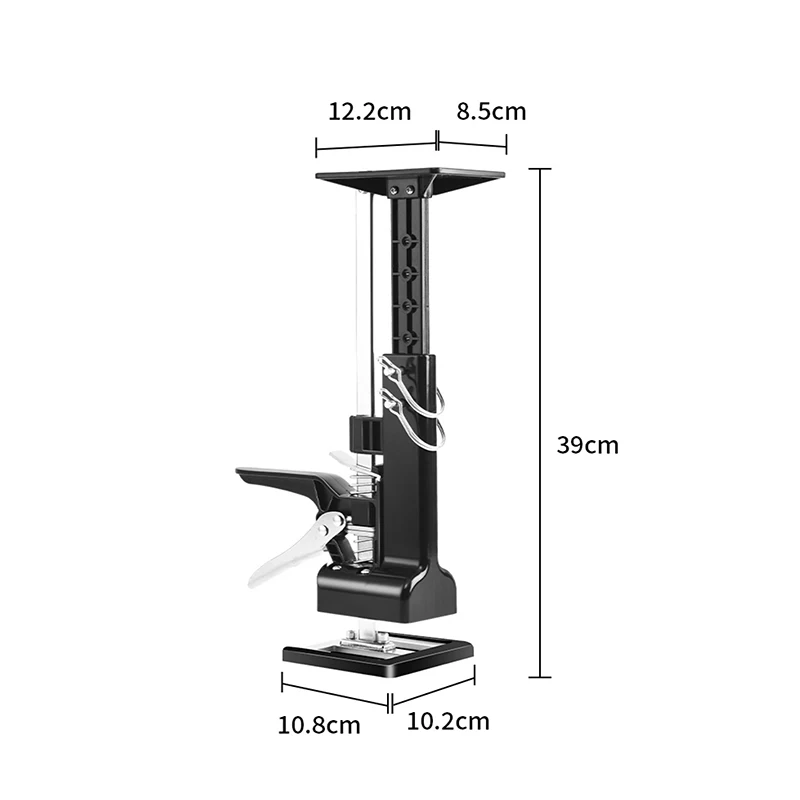 1pc Cabinet Jacks, Adjustable 0 to 23.6 inch for Furniture Lifter Jacks for Wall Tile Height Adjuster Handheld Bricklayer Tool