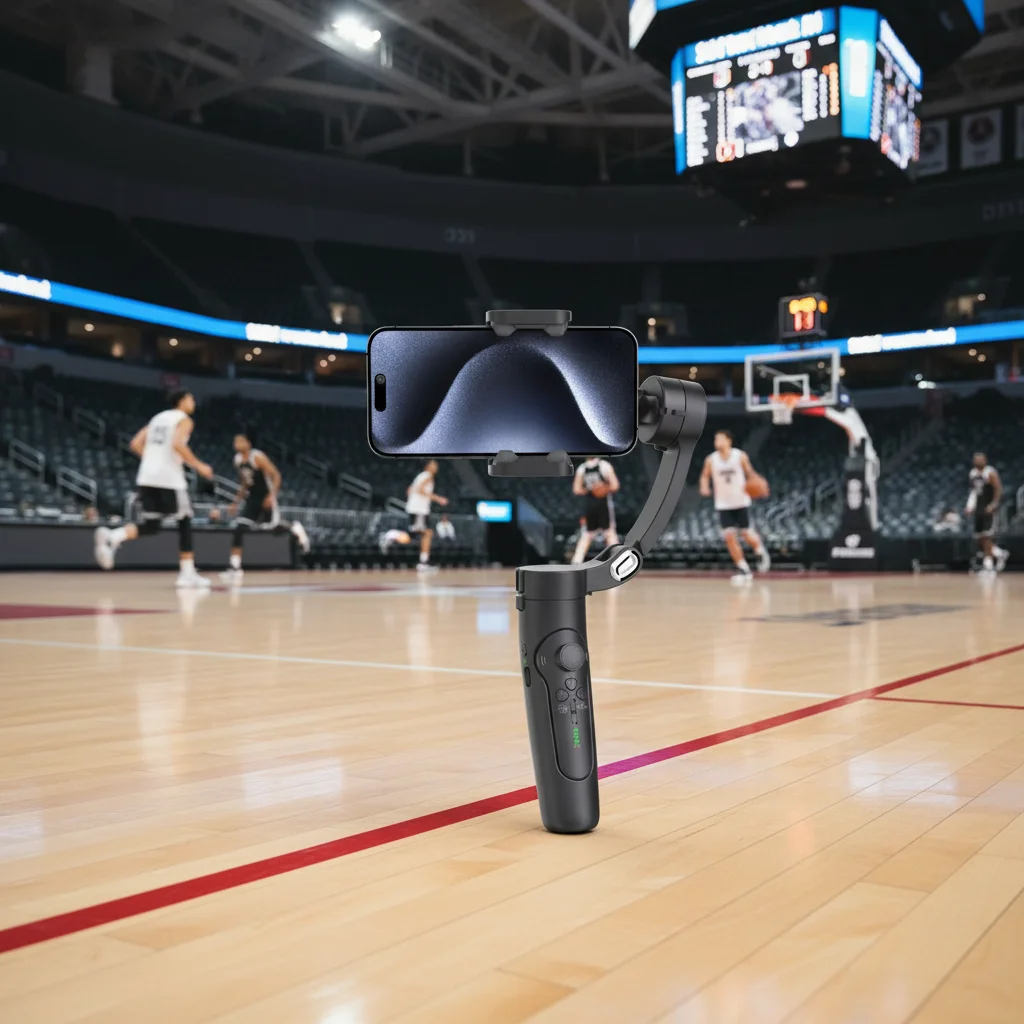 Mobile Gimbal Stabilizer for Badminton and Basketball Shooting