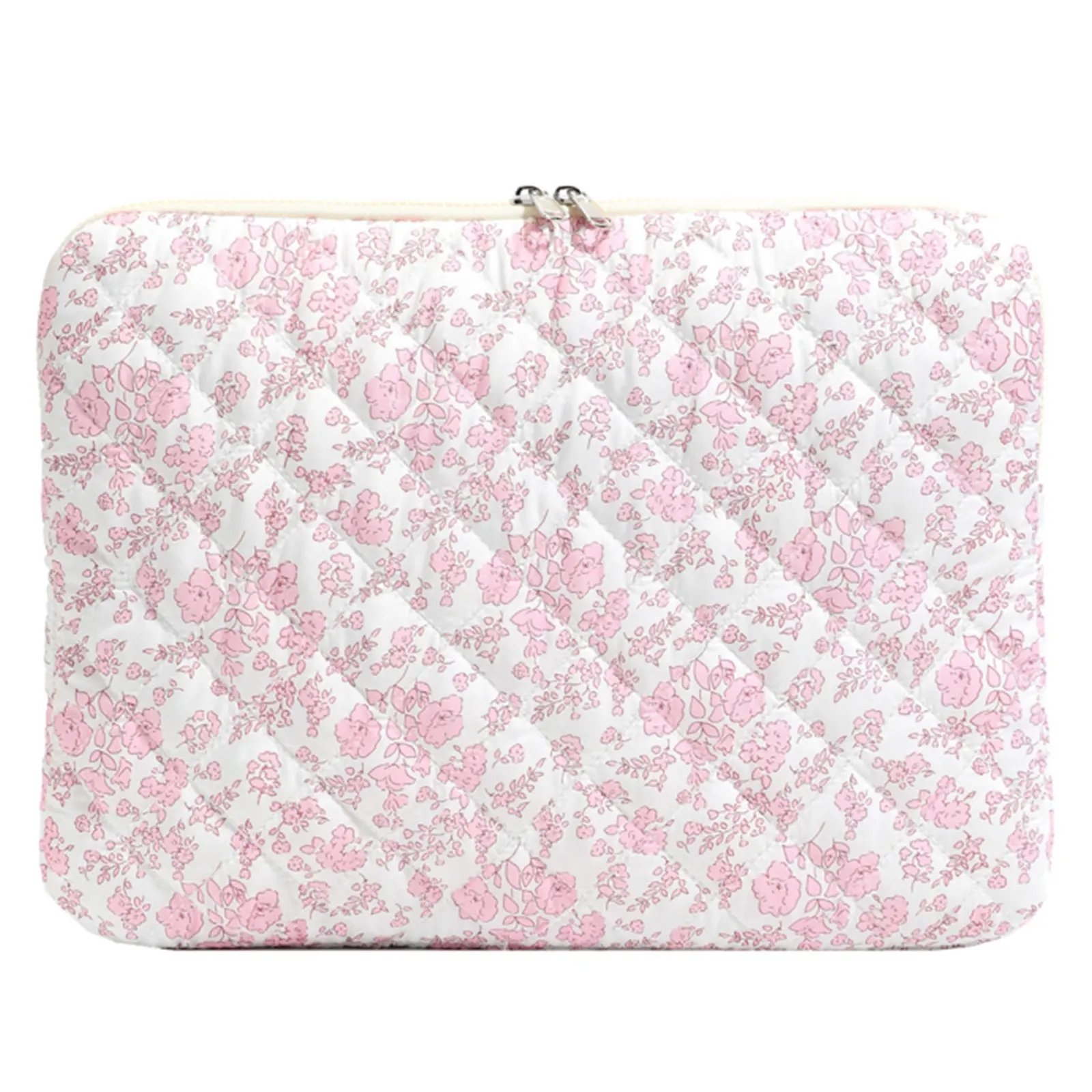 11/13/15 Inch Portable Protective Notebook Bag Aesthetic Notebook Pouch Floral Laptop Sleeve Case for Travel and Outdoor Use