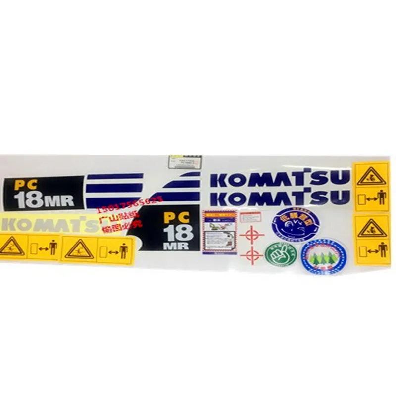 

For Komatsu Micro Excavation PC18MR Changed To PC20MR PC25MR PC30MR Decal Sticker Whole Vehicle Stickers Excavator Stickers