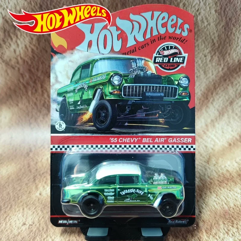 

Новые оригинальные Hot Wheels Rlc 55, Chevy Bel Air Gasser, имитация модели автомобиля, коллекционные предметы для любителей игрушечных автомобилей на складе