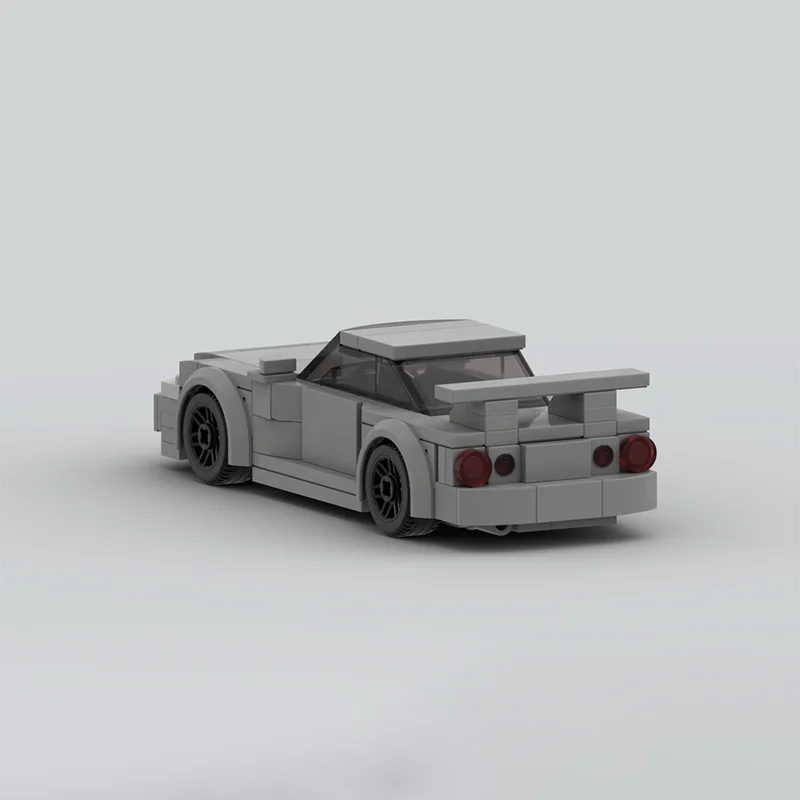 169pcs MOC Nissan Skyline GT R City Champions Model Building Blocks Toy Architecture Christmas Gift Education Brick Kids