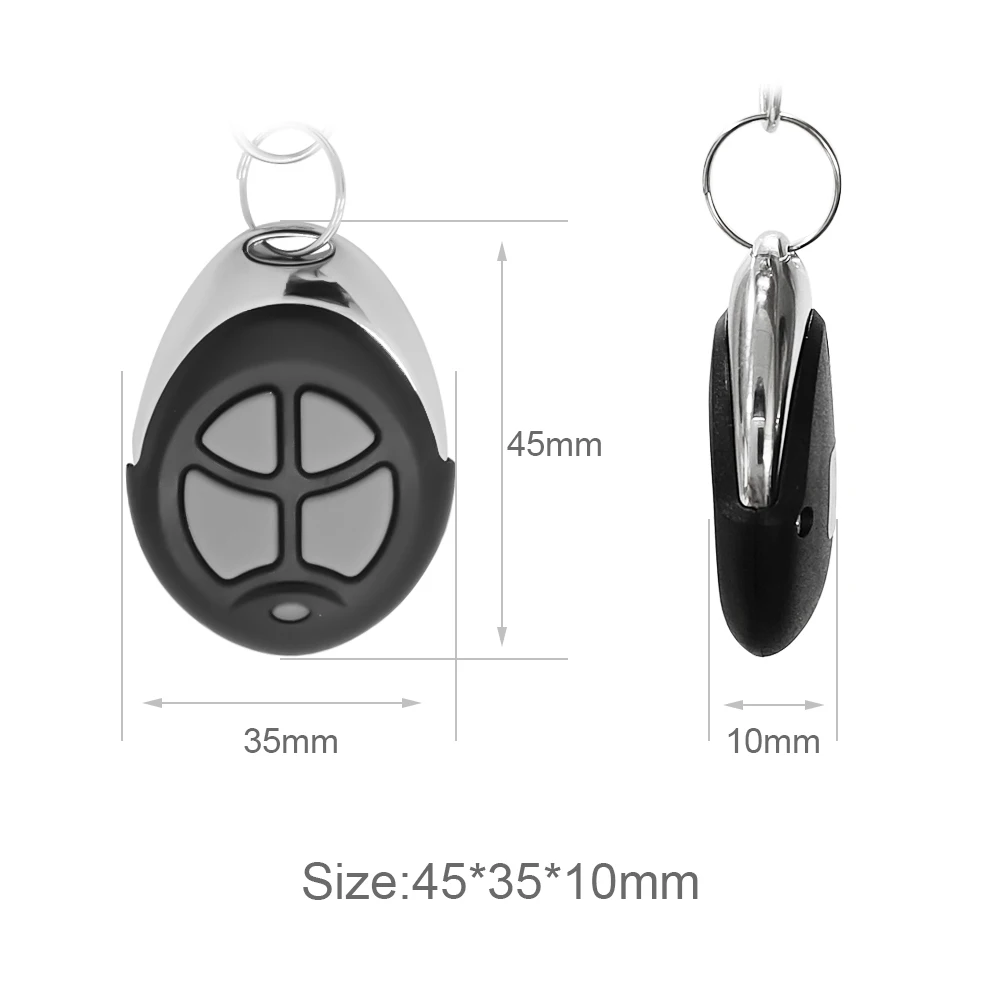 For ATA PTX4 PTX-4 433.92MHz Garage Door Remote Control 4 Button Gate Keyfob Transmitter