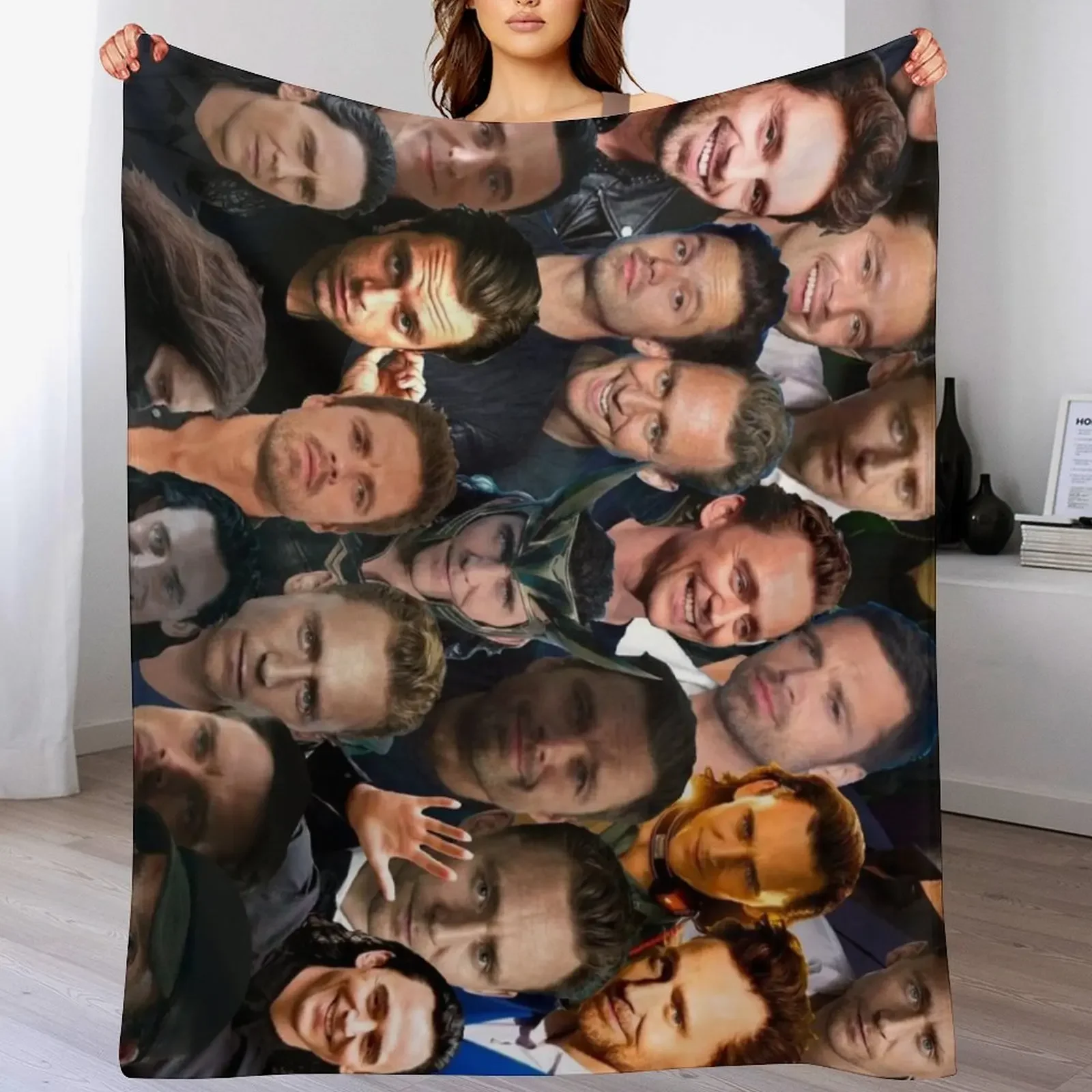 Bettina Custom Order Throw Blanket Cozy Sofa Blanket for TV Watching Napping