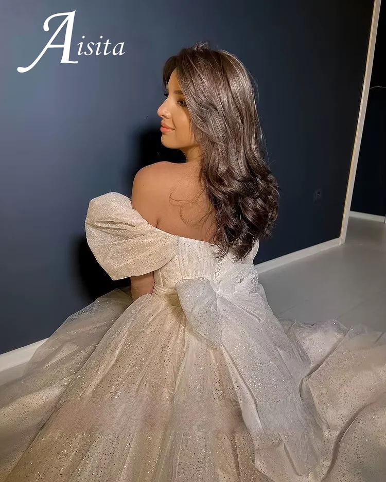 Luxury Ball Gown Vestidos De Novia Sweetheart Vestido De Noiva Off Shoulder Bride Dress Vintage Princess Bridal Gown Customized