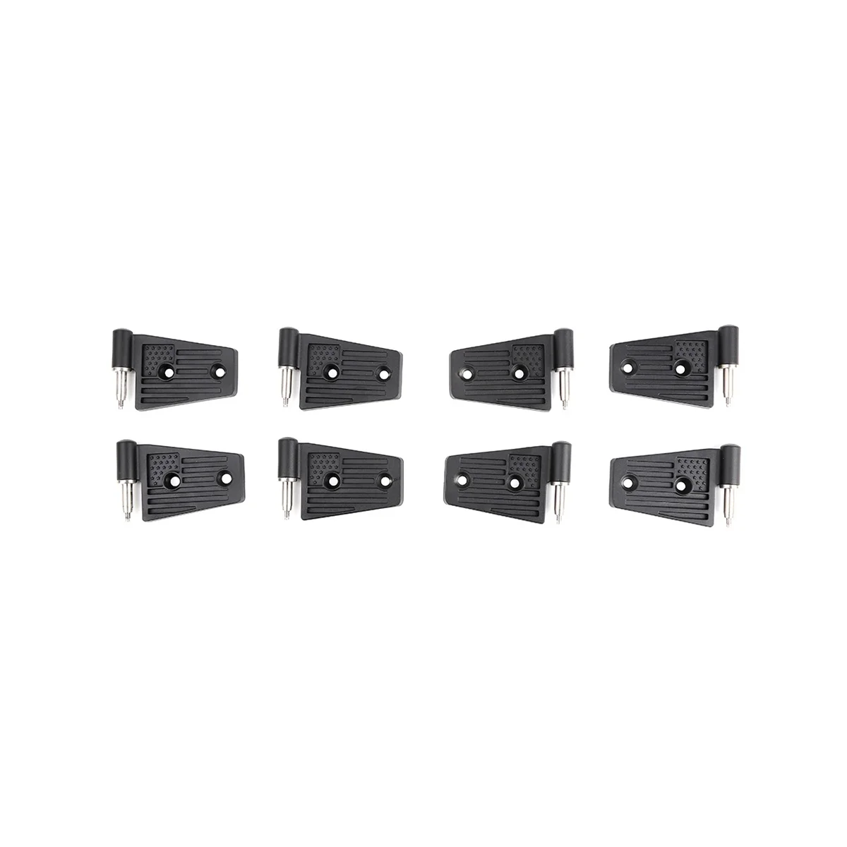 

Car Door Hinges Kit for Jeep Wrangler JK Unlimited Rubicon Sahara Sports Accessories 2007-2017, Aluminum, Black 8PCS