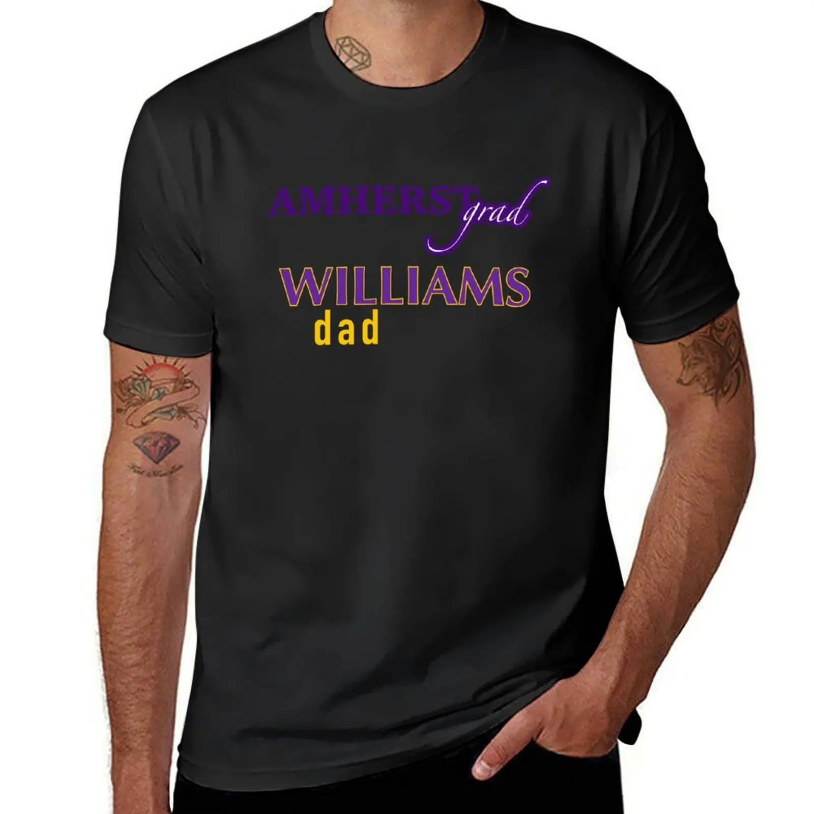 Amherst Grad, Williams Dad T-Shirt cute tops customs design your own plain black t shirts men