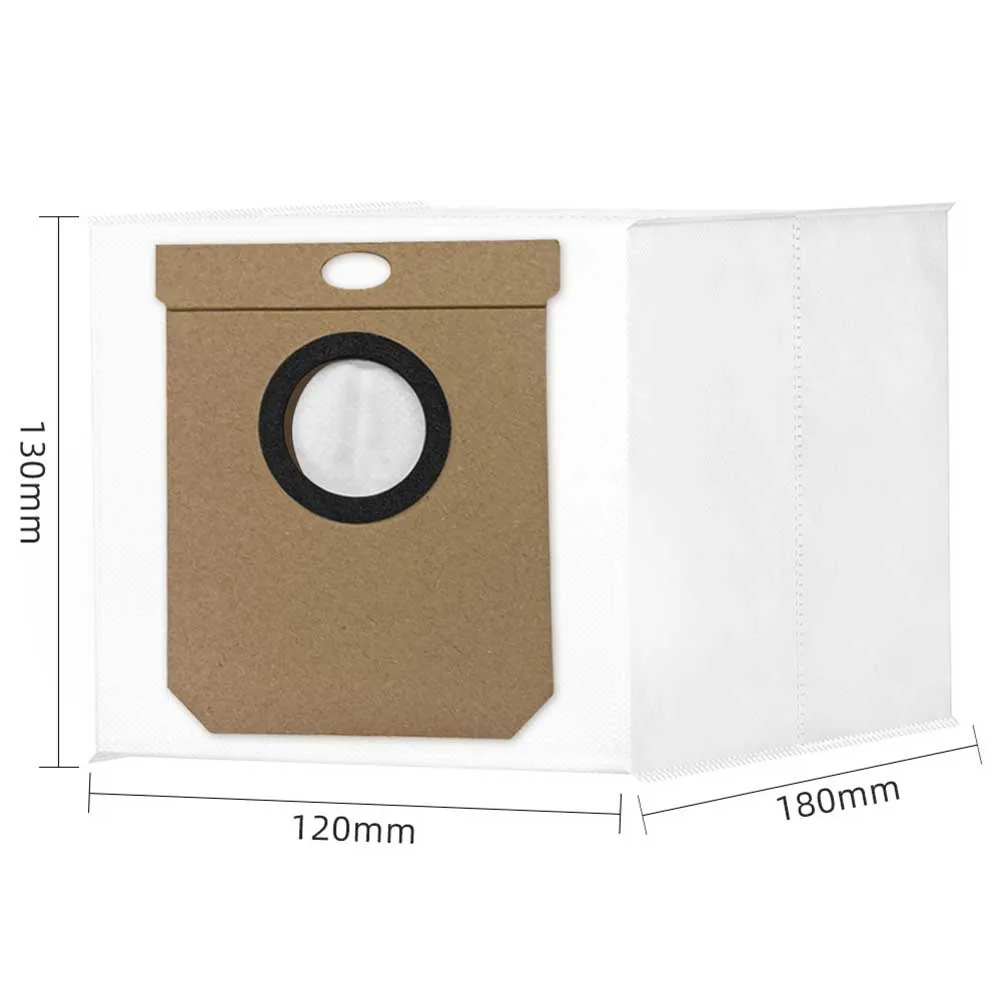 For PVCRAC 7290 Robot Vacuum Cleaner Dust Collection Bags 3.5L Disposable Replacement Bags with Multi-Stage Filtration