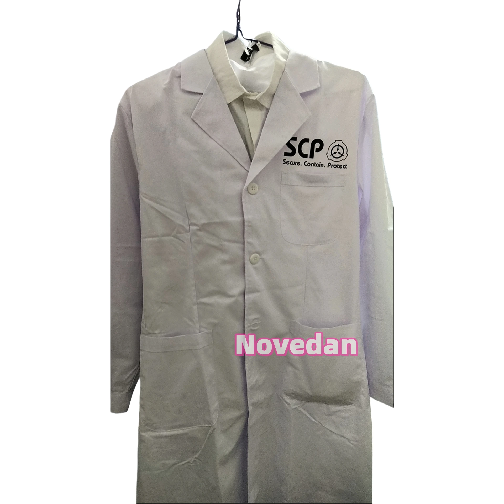 Anime SCP Lab Coat Cosplay Special Containment Procedures Costume 