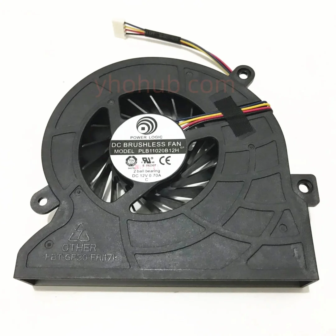 

POWER LOGIC PLB11020B12H DC 12V 0.70A 4-Wire Server Cooling Fan