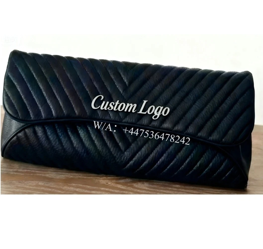 2025 модный женский стеганый полосатый мягкий кожаный клатч, шикарная вечерняя свадебная сумочка