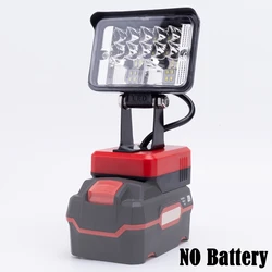 Lampe de travail LED sans fil pour Lidl Parkside, X20V, Team Eddie ion, batterie, lampe d'extérieur portable, lampe de travail, batterie non incluse