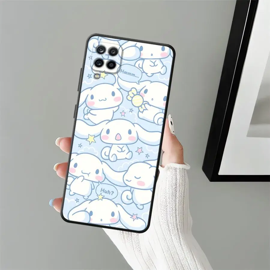 سانريو القرفة مرحبا كيتي حافظة لهاتف سامسونج جالاكسي A34 A23 A54 A26 A25 A36 A16 A52 A15 A32 A24 A55 A53 A35 A17 A56 أسود ناعم #3