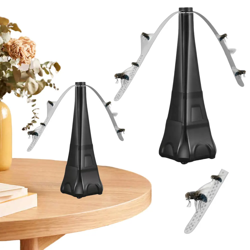 

1/2Pcs Fly Repellent Fan Pest Repellent Table Fan Keep Flies Away Fly Deterrent Portable Battery Powered for Camping Picnic BBQ