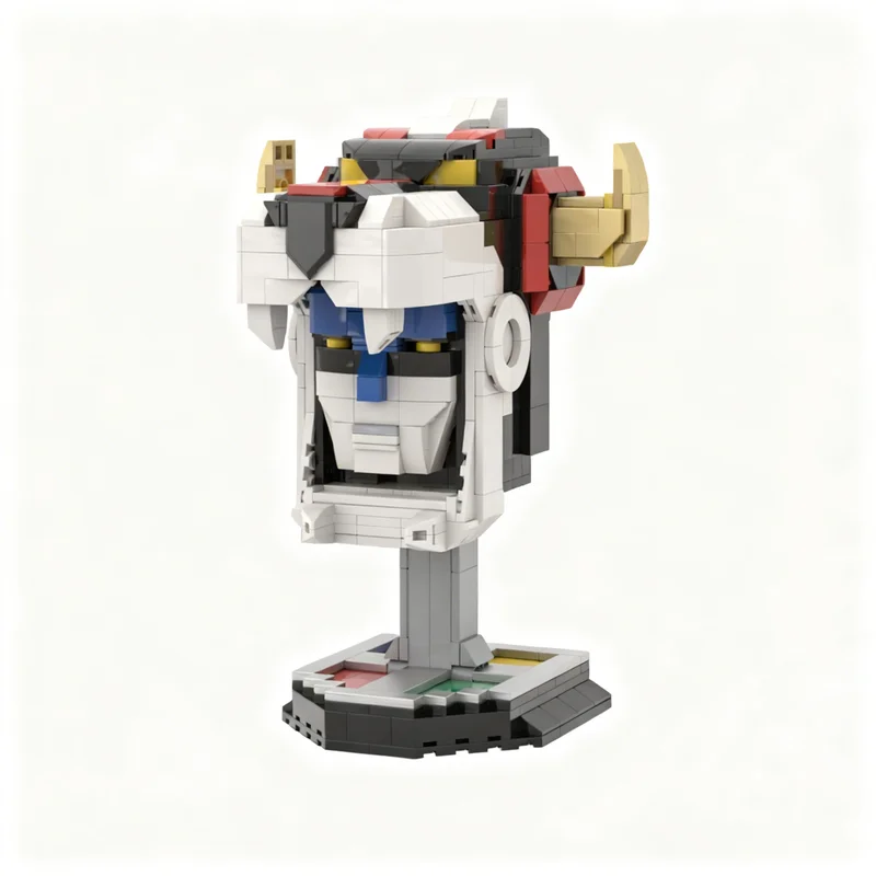 Model Kit Voltron - 767pcs MOC Voltron Head Helmet Style