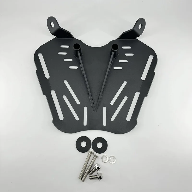 For ZONTES 368-G G-368 Motorcycle Modified Rear Shelf Stainless Steel Tail Box Bottom Plate Xiade Tail Box Bottom Plate