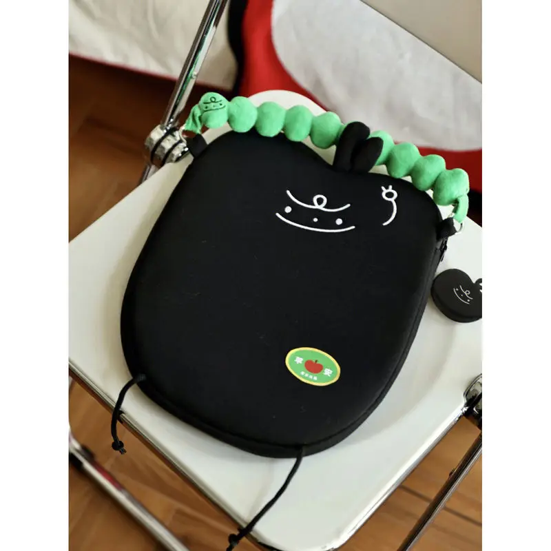 Ins Cute Handle Laptop Bag Computer Carrying Case Bag For Macbook Air Pro 11 12 13.3 14 Inch M1 M2 IPad Pro 11 Handle Table Bags