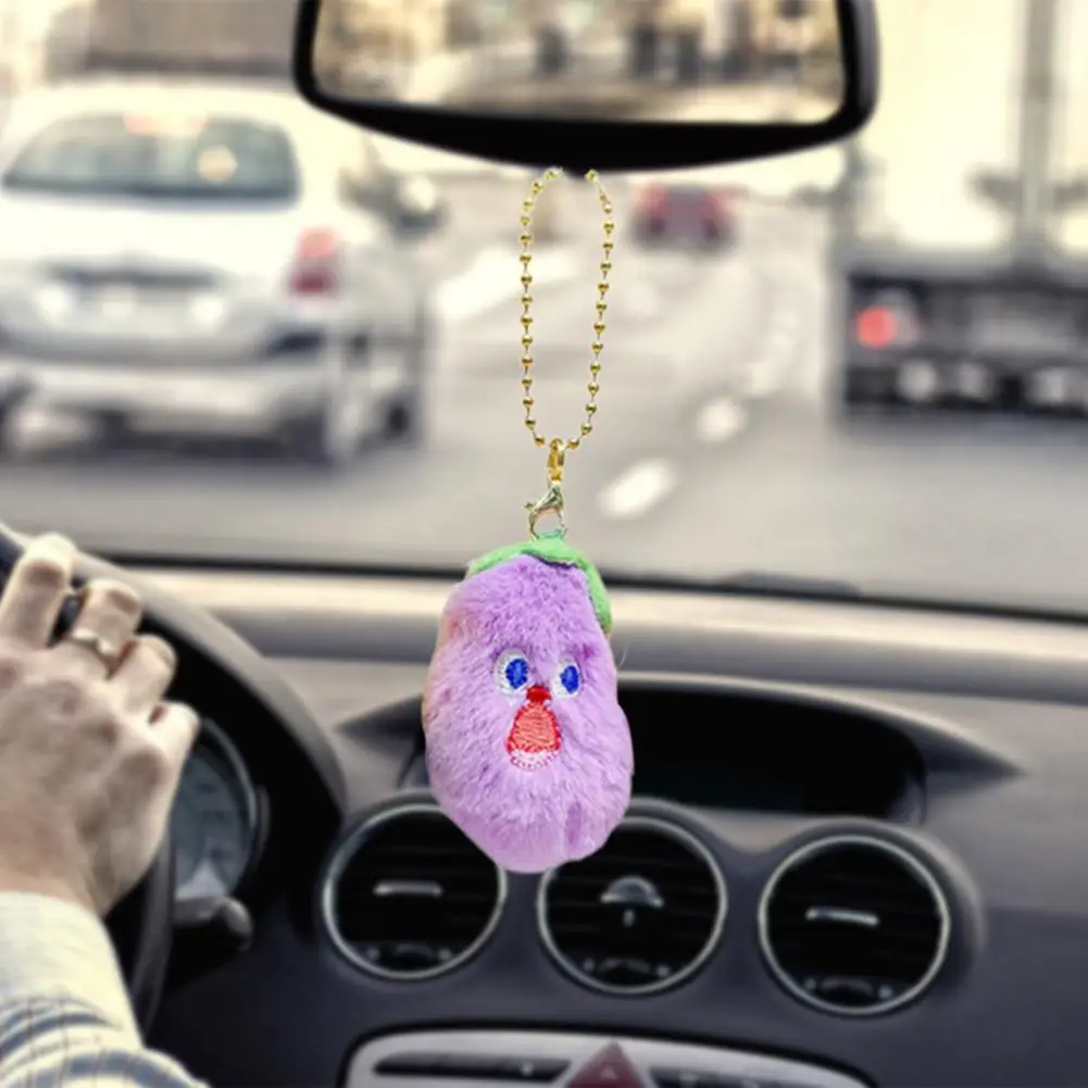 Plush Pendant Cute Cartoon Scream Vegetable Plush Keychain Doll with Soft Pp Cotton Filling Fun Birthday Gift for Girls Kids