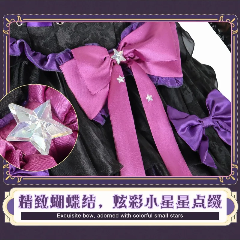 In Stock Game Identity V Mary Cosplay Costume Bloody Queen Black Lolita Long Dress Wig Prop Suit for Women Halloween Roleplay - Image 5