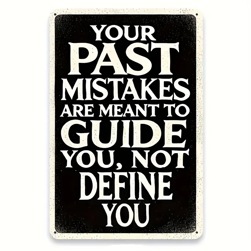 2D Flat 1pc Vintage Metal Sign - 
