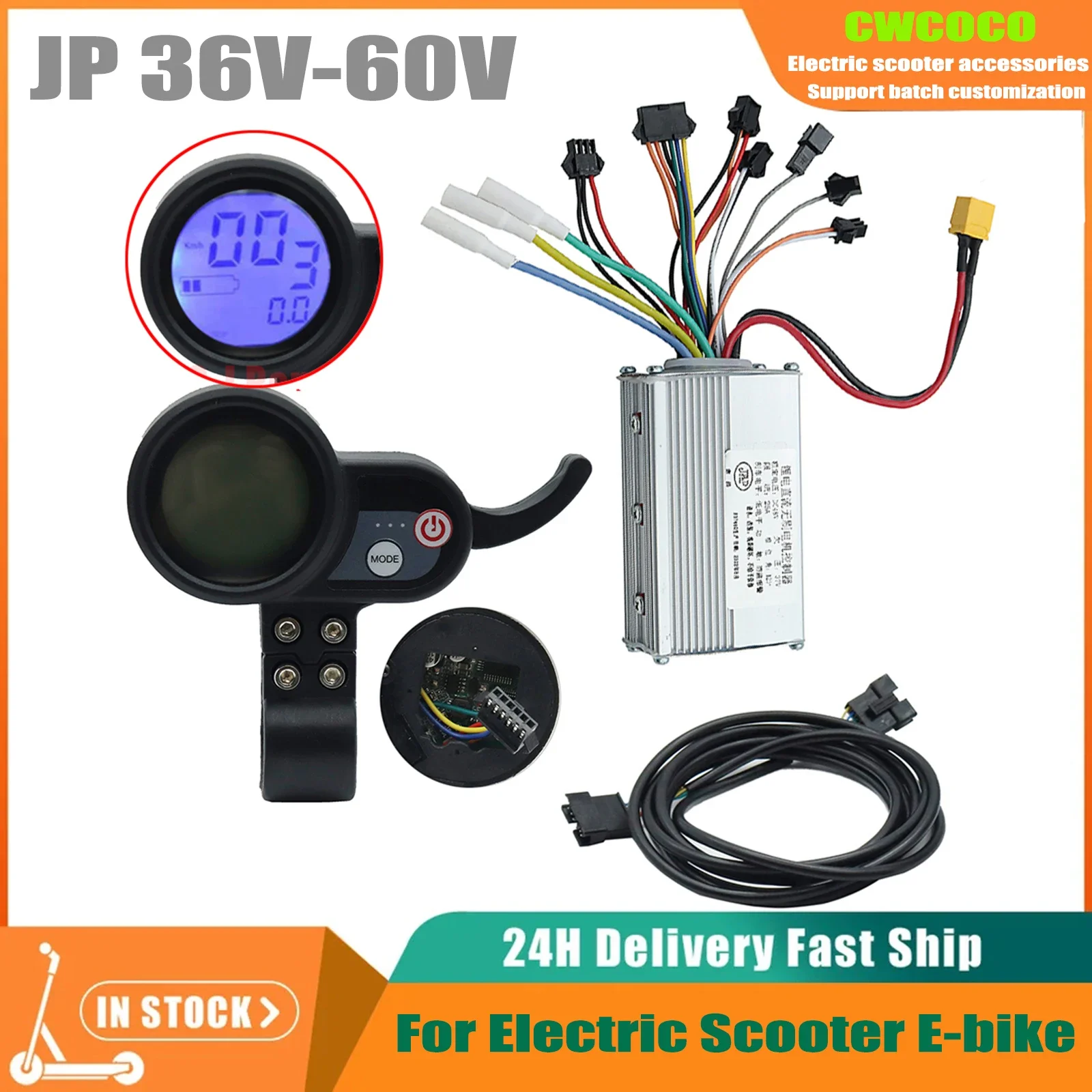 JP Throttle 36V 48V 52V 60V Display LCD universale per SPEEDWAY RUIMA MINI4 Janobike FLJ Dualtron parti di Scooter elettrico