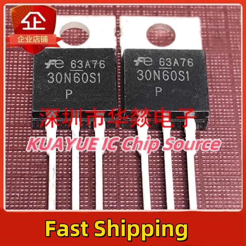 10PCS-30PCS  30N60S1  FMP30N60S1  TO-220  600V 30A  Fast Shipping Quality Guarantee