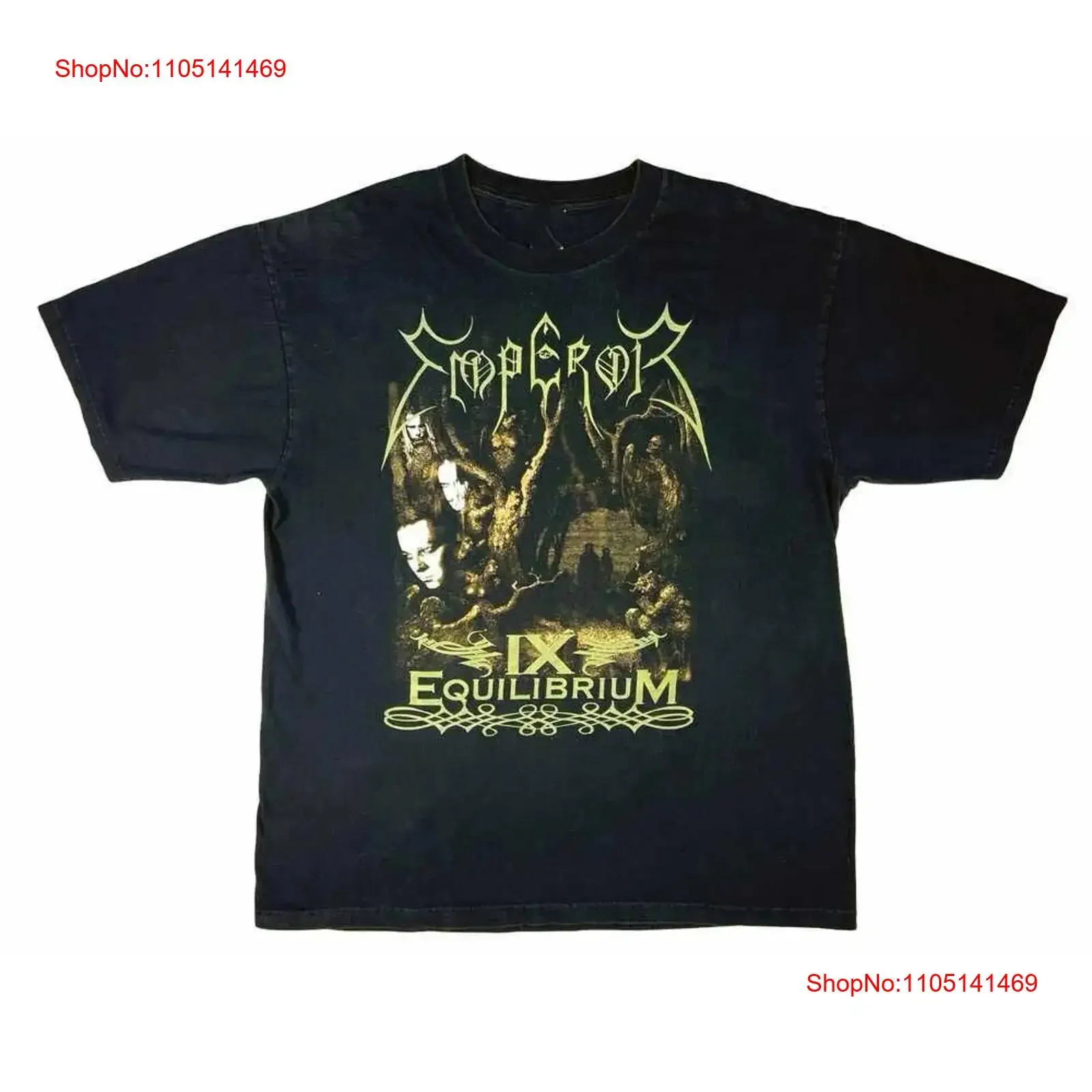 

IX Equilibrium Emperor Band T Shirt Classic Black S 5XL JU389 vintage Washed graphic streetwear Soft designer clothes