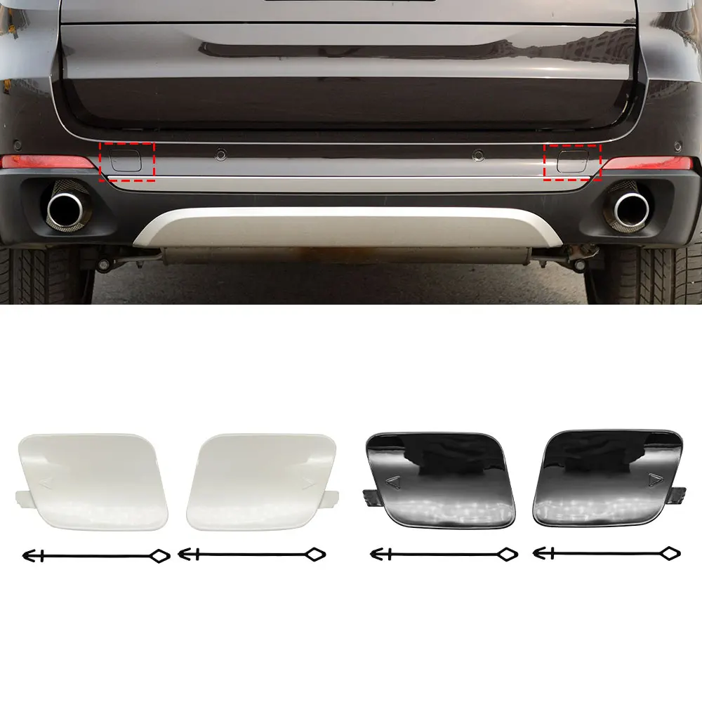 

Для BMW F15 автомобильный задний бампер, крюк для прицепа, буксировочная крышка, сменный аксессуар для BMW X5 2014-2018 51127378573 51127378574