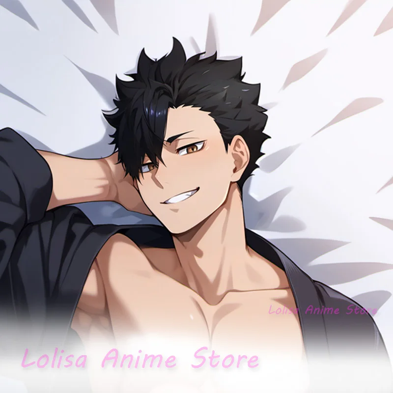 Dakimakura Kuroo Tetsurou Shota Anime Body Pillow Cover Double Sided Print Life Size Pillowcase Gifts