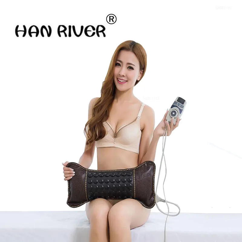 

220 В массажная подушка для шеи, нефрит MS Tomalin, нагревательные U-образные инструменты для поддержки шеи