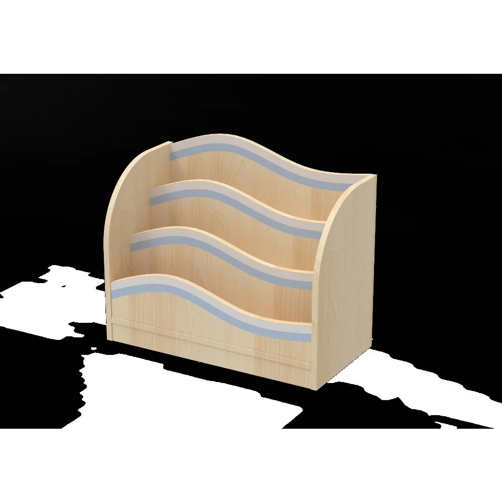 Montessori Wooden Bookshelf for Kids Easy Assembly Bookcase Furniture for Bedroom & Classroom Organization for Children & Adults