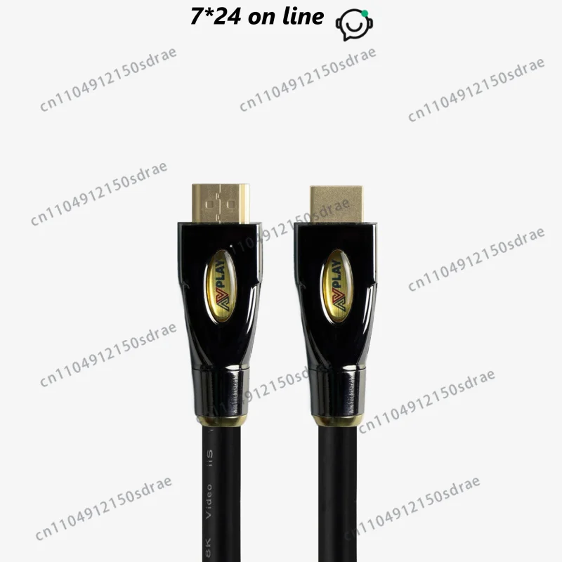AVplay HD-300 99.99% Silver Customized Hi-end HiFi Audio DAC DDC CD I2S IIS RJ45 Digita Wire Player Connect DAC 4K 8K Cable
