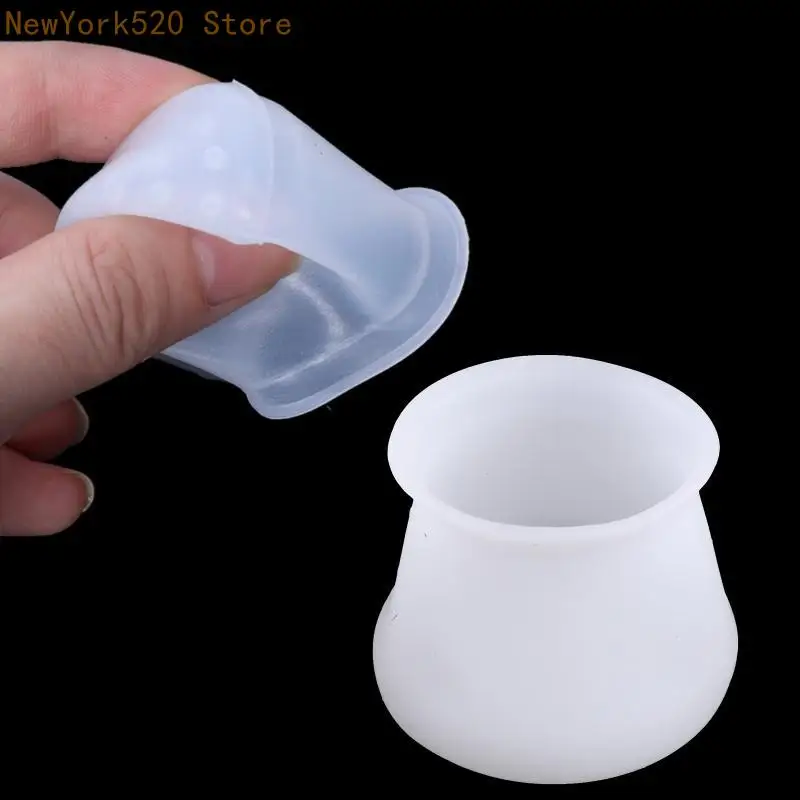 4 Pcs Silicone Chair Leg Table Cover Furniture Non-slip Pads Floor Protectors N84C