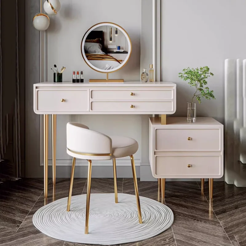 

Modern Kids Vanity Table Makeup Bedroom Bedside Study Closets Dressing Table College Dorm Essentials Vestidores Home Furniture