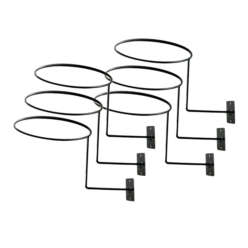 6Pcs Motorhelm Houder Hanger Rack Wall Mounted Hook Voor Jassen Hoeden Caps Helm Rack Aluminium Motorfiets Accessoires